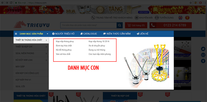 Website Triệu Vũ