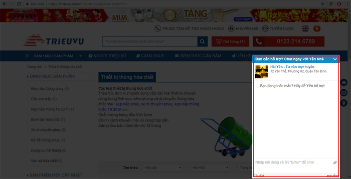 Website Triệu Vũ