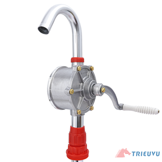 Bơm hóa chất quay tay nhôm