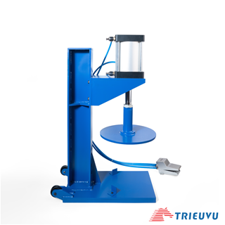 Máy đóng nắp thùng nhựa 20L khí nén