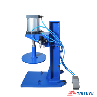 Máy đóng nắp thùng nhựa 20L khí nén