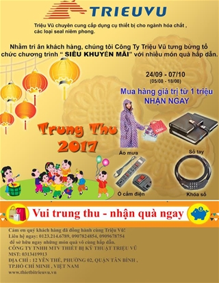 Khuyến mãi nhân dịp Trung Thu 2017