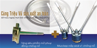 Khuyến mãi cuối năm, mua 1 được 2, an toàn chống nổ