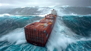 cac tau container vuot qua mua bao tren bien nhu the nao